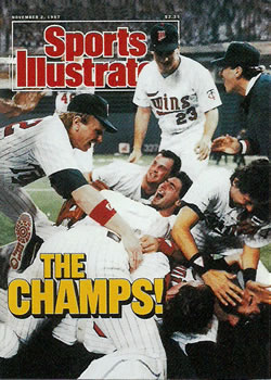 1998 Sports Illustrated World Series Fever #12 1987 World Series Front
