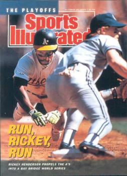 1998 Sports Illustrated World Series Fever #14 Rickey Henderson Front