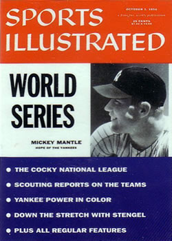 1998 Sports Illustrated World Series Fever #1 Mickey Mantle Front