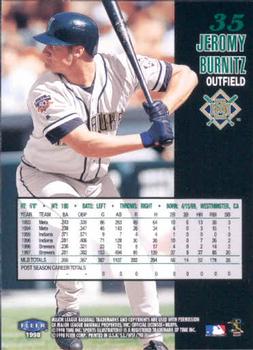 1998 Sports Illustrated World Series Fever #35 Jeromy Burnitz Back