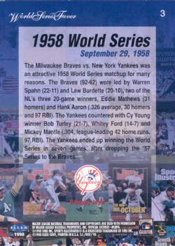 1998 Sports Illustrated World Series Fever #3 1958 World Series Back