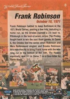 1998 Sports Illustrated World Series Fever #8 Frank Robinson Back