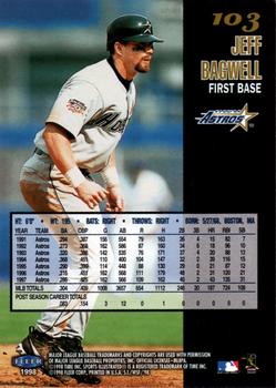 1998 Sports Illustrated World Series Fever #103 Jeff Bagwell Back