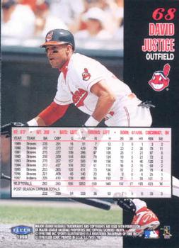 1998 Sports Illustrated World Series Fever #68 David Justice Back