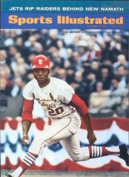 1998 Sports Illustrated World Series Fever #6 Lou Brock Front