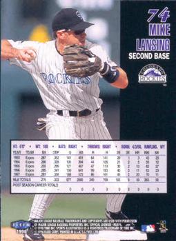 1998 Sports Illustrated World Series Fever #74 Mike Lansing Back