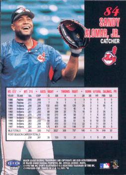 1998 Sports Illustrated World Series Fever #84 Sandy Alomar, Jr. Back