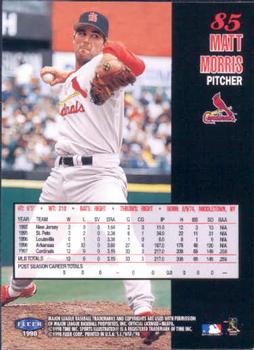 1998 Sports Illustrated World Series Fever #85 Matt Morris Back