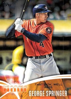 2014 Topps Update - The Future is Now #FN-GS3 George Springer Front