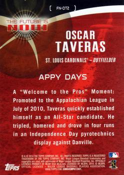 2014 Topps Update - The Future is Now #FN-OT2 Oscar Taveras Back
