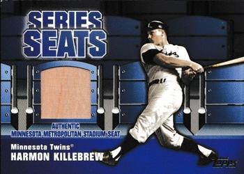2004 Topps - Series Seats Relics #SSSR-HK Harmon Killebrew Front