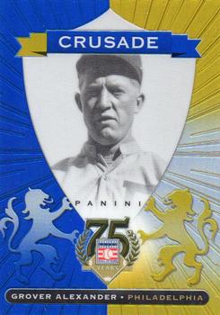 2014 Panini Hall of Fame 75th Year Anniversary - Crusades #8 Grover Cleveland Alexander Front