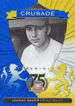 2014 Panini Hall of Fame 75th Year Anniversary - Crusades #65 Johnny Bench Front