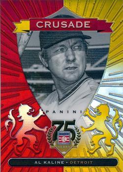 2014 Panini Hall of Fame 75th Year Anniversary - Crusades Red #51 Al Kaline Front
