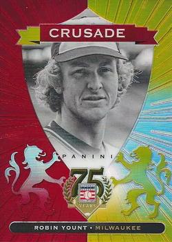 2014 Panini Hall of Fame 75th Year Anniversary - Crusades Red #83 Robin Yount Front