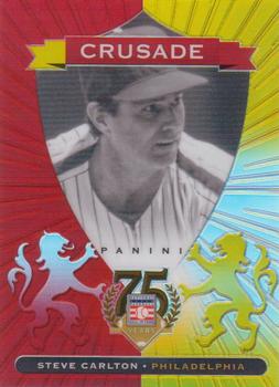 2014 Panini Hall of Fame 75th Year Anniversary - Crusades Red #74 Steve Carlton Front