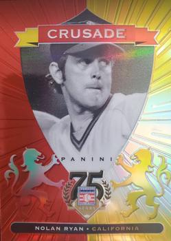 2014 Panini Hall of Fame 75th Year Anniversary - Crusades Red #82 Nolan Ryan Front