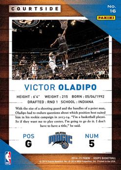 2014-15 Hoops - Courtside #16 Victor Oladipo Back