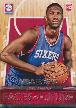 2014-15 Hoops - Faces of the Future #13 Joel Embiid Front