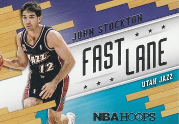 2014-15 Hoops - Fast Lane #20 John Stockton Front