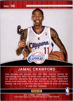 2014-15 Hoops - High Honors #16 Jamal Crawford Back