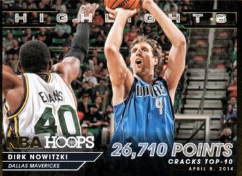 2014-15 Hoops - Highlights #3 Dirk Nowitzki Front