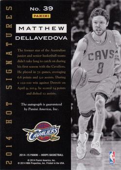 Matthew Dellavedova 2013-14 Panini Rising Tide Autographs RC #32 –  Basketball Card Guy