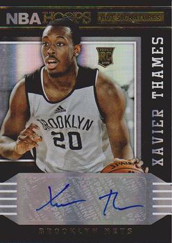 2014-15 Hoops - Hot Signatures #98 Xavier Thames Front