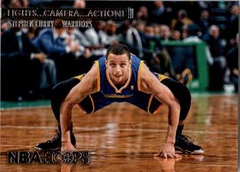 2014-15 Hoops - Lights...Camera...Action! #6 Stephen Curry Front