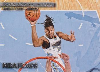 2014-15 Hoops - Lights...Camera...Action! #10 Kenneth Faried Front