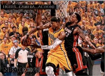 2014-15 Hoops - Lights...Camera...Action! #18 Paul George Front