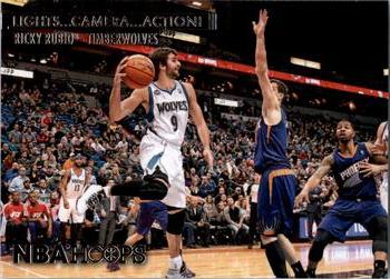 2014-15 Hoops - Lights...Camera...Action! #31 Ricky Rubio Front