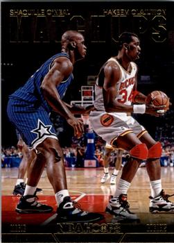 2014-15 Hoops - Matchups #16 Shaquille O'Neal / Hakeem Olajuwon Front