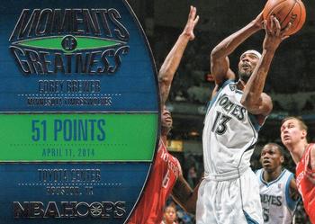 2014-15 Hoops - Moments of Greatness #19 Corey Brewer Front