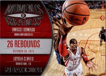 2014-15 Hoops - Moments of Greatness #3 Dwight Howard Front