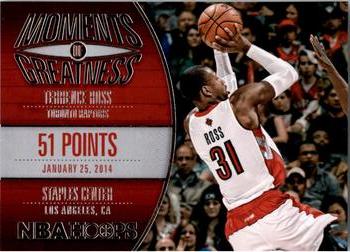 2014-15 Hoops - Moments of Greatness #9 Terrence Ross Front
