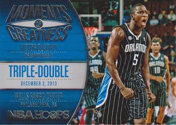 2014-15 Hoops - Moments of Greatness #16 Victor Oladipo Front