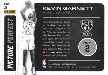 2014-15 Hoops - Picture Perfect #2 Kevin Garnett Back