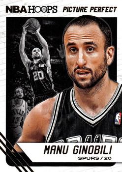 2014-15 Hoops - Picture Perfect #9 Manu Ginobili Front