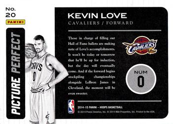 2014-15 Hoops - Picture Perfect #20 Kevin Love Back