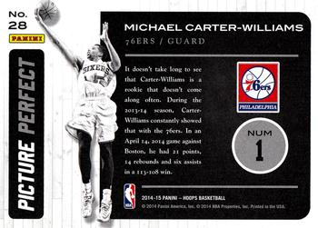 2014-15 Hoops - Picture Perfect #28 Michael Carter-Williams Back