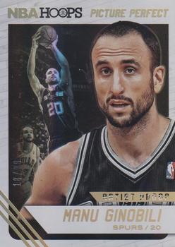 2014-15 Hoops - Picture Perfect Artist's Proof #9 Manu Ginobili Front