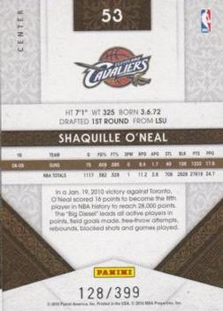 2009-10 Panini Timeless Treasures #53 Shaquille O'Neal Back