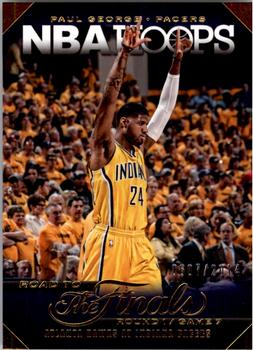 2014-15 Hoops - Road to the Finals #14 Paul George Front