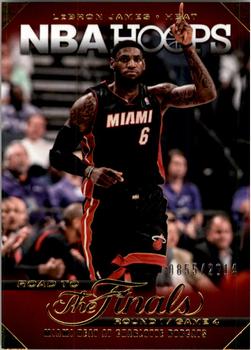 2014-15 Hoops - Road to the Finals #18 LeBron James Front