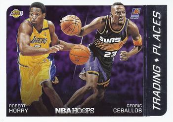 2014-15 Hoops - Trading Places #12 Robert Horry / Cedric Ceballos Front