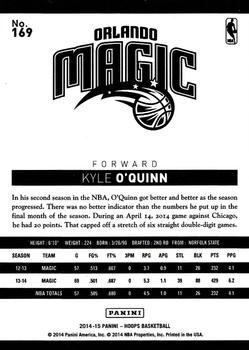 2014-15 Hoops - Gold #169 Kyle O'Quinn Back