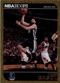 2014-15 Hoops - Gold #13 Marc Gasol Front