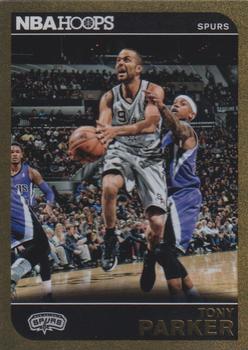 2014-15 Hoops - Gold #68 Tony Parker Front