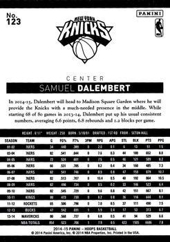 2014-15 Hoops - Gold #123 Samuel Dalembert Back